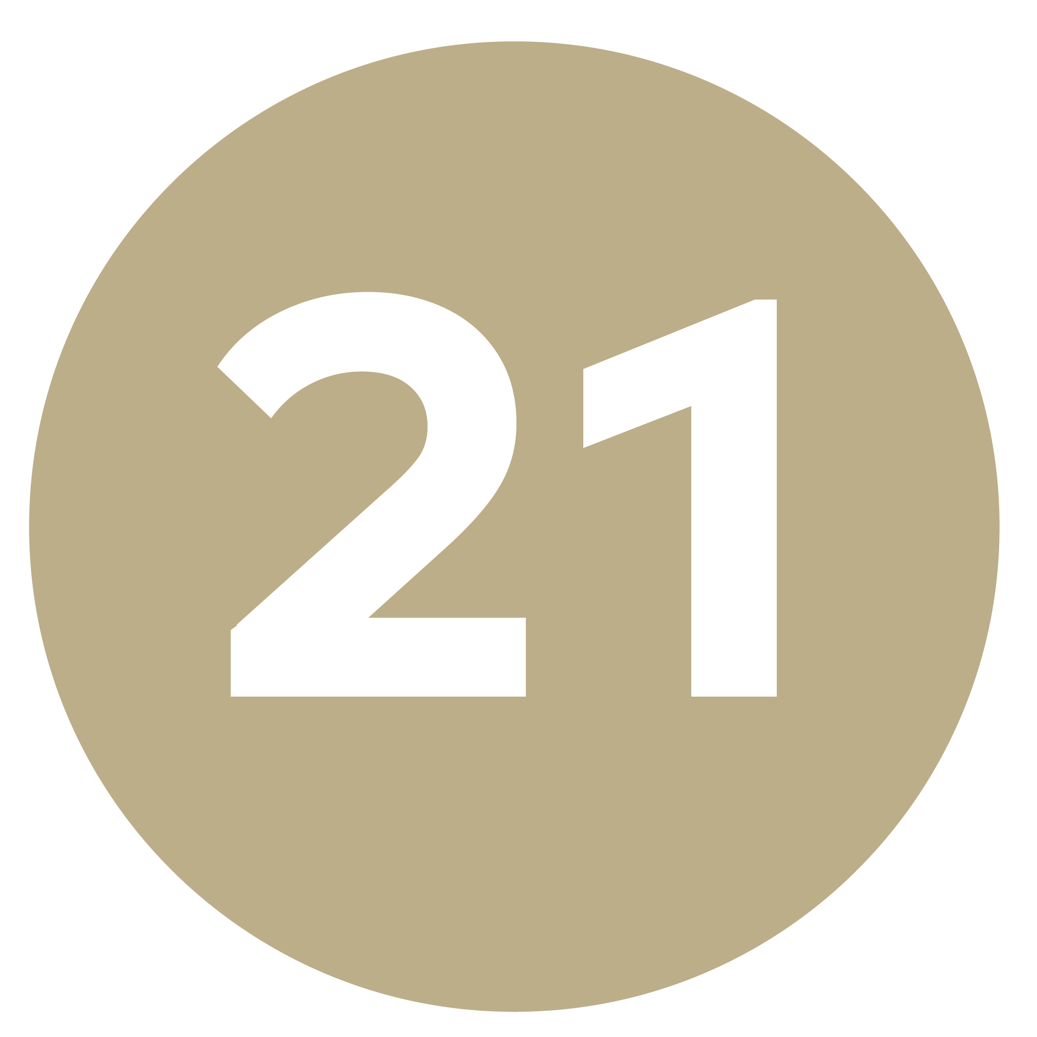 Number 21 logo symbolizing Century 21's brand and leadership in real estate